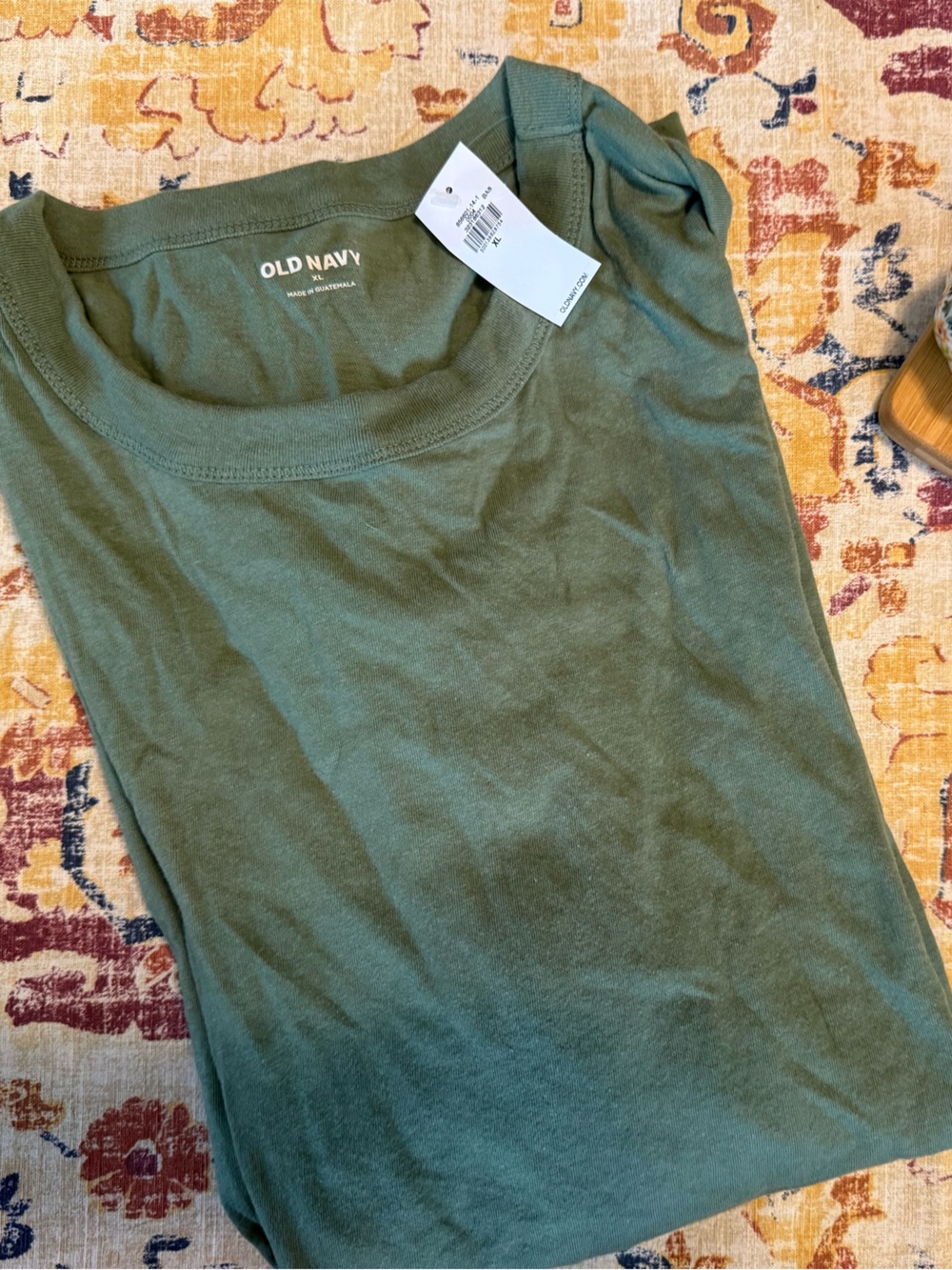 Old Navy Olive Green Crew Neck Tee